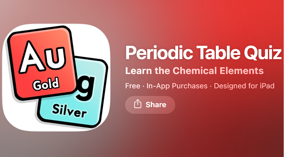 لعبة لحفظ العناصر المهمة بالجدول الدوري في مادة العلوم